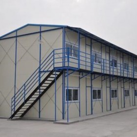 工地活動板房 彩鋼板房 住人雙層活動房 經濟適用