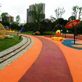 重慶黔江彩色透水混凝土 多孔無砂彩色透水混凝土材料廠家  彩色整體透水路面   生態透水混凝土材料廠家