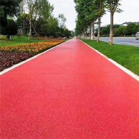 深圳市 彩色整體透水路面 生態透水混凝土 小區彩色混凝土 園林道路透水混凝土 透水性混凝土街道 材料生產企業