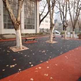 貴港市 透水性混凝土 彩色透水混凝土路 生態透水地坪 c20透水混凝土 透水混凝土路面 透水混凝土材料生產廠家