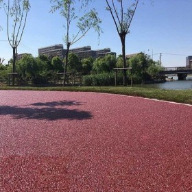 張家口市 生態透水混凝土 專業彩色透水混凝土材料廠家 彩色透水砼 環保透水混凝土